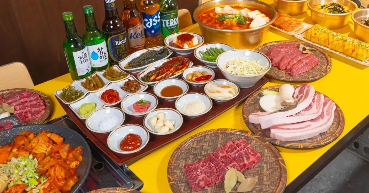 江南COEX烤肉｜黃色飯桌(可訂位)