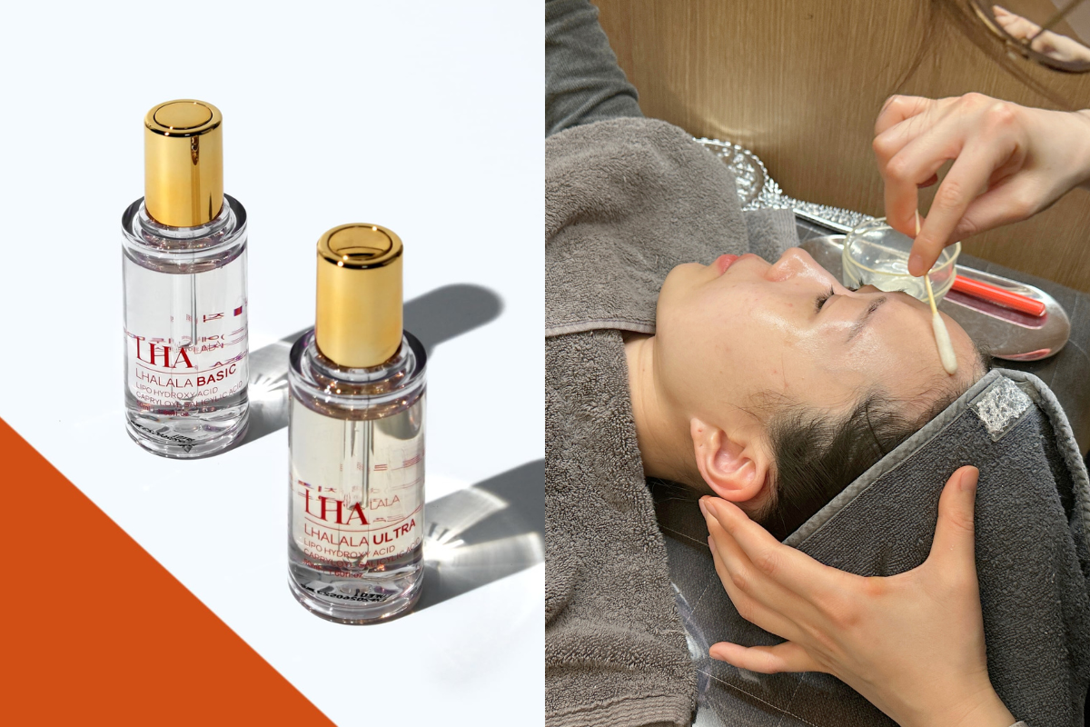 LHA Basic and Ultra Peeling solutions for enhanced skin exfoliation and brightness.