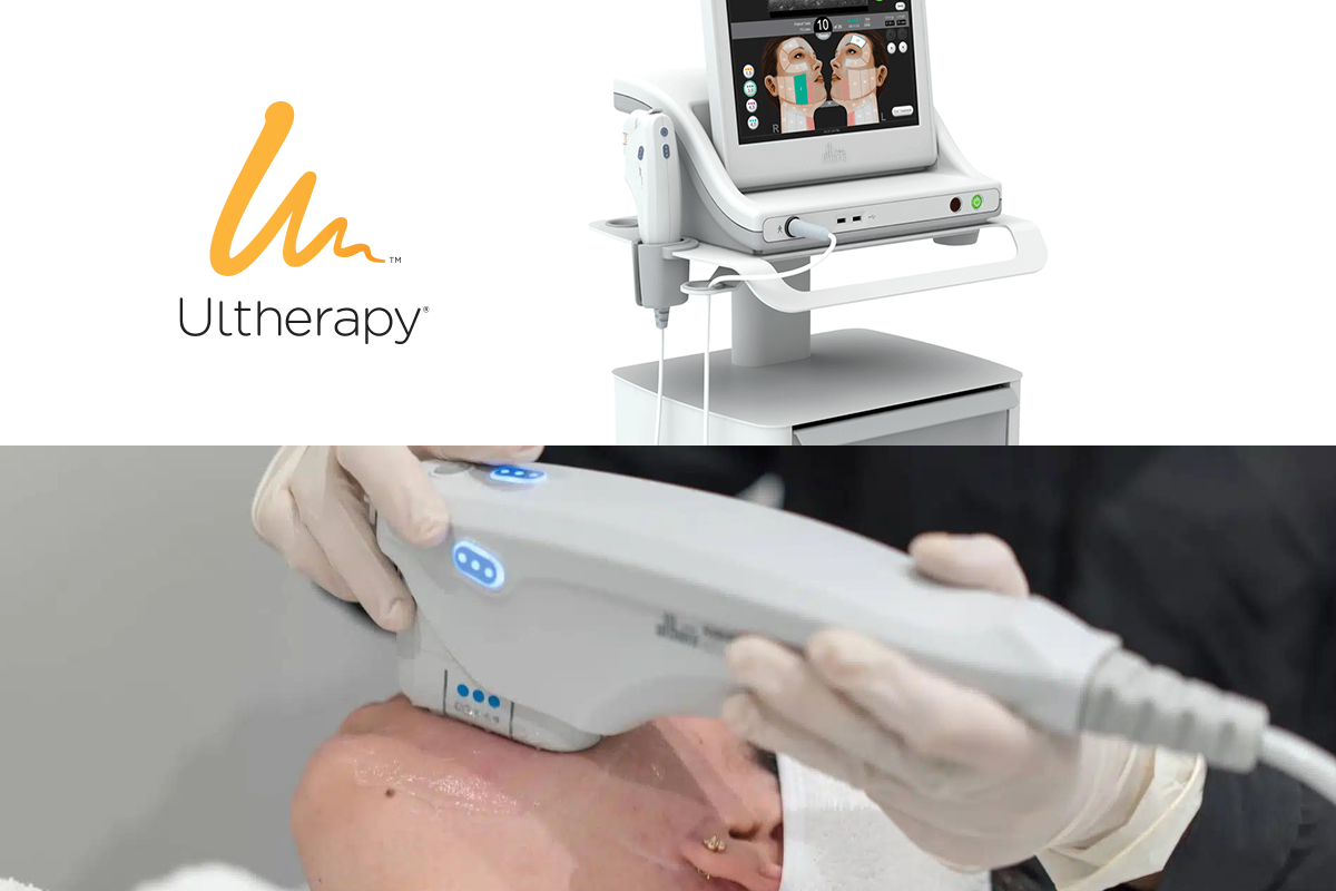 Ultherapy machine for non-invasive facial skin lifting and tightening treatment.