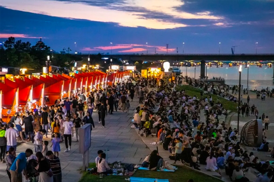 韓國旅行 漢江公園 夜貓子夜市