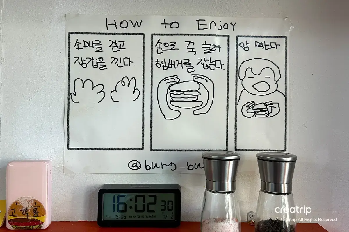 Burg Burg 梨泰院 梨泰院美食 手工漢堡 漢堡 辣雞翅 起司漢堡 Burg Burg梨泰院店