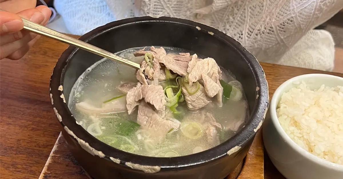 釜山「極東豬肉湯飯」菜單/探訪攻略