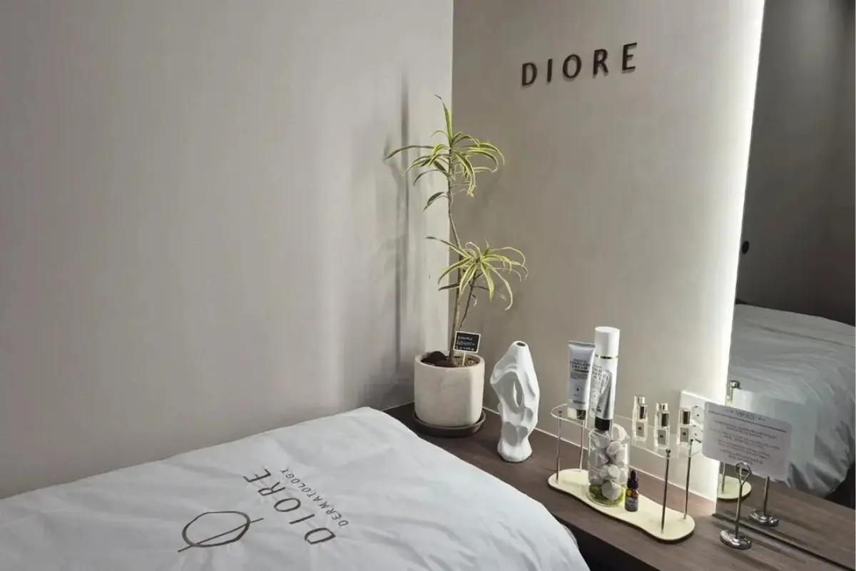 Diora Dermatology treatment room offering a private and relaxing environment with modern amenities.