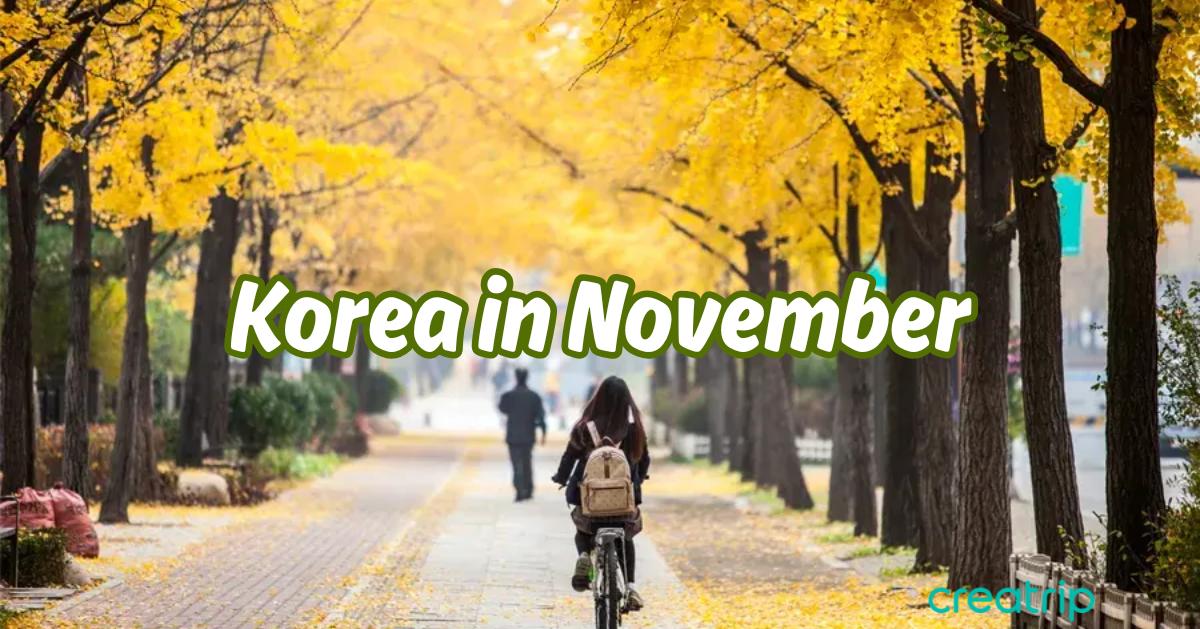 韓國11月天氣&穿搭小貼士