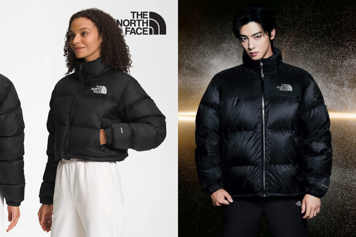 Giacche imbottite di The North Face in Corea del Sud, ideali per gli inverni freddi.