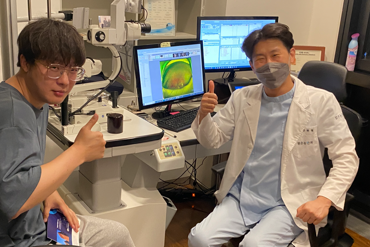 韓國近視雷射 恢復期 對比 眼睛比較