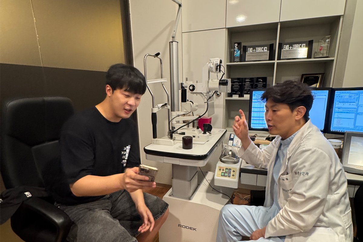 韓國近視雷射 恢復期 對比 眼睛比較