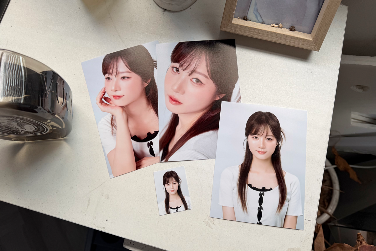 PN Studio西面店女性證件照、半身形象照與雙人照片成品
