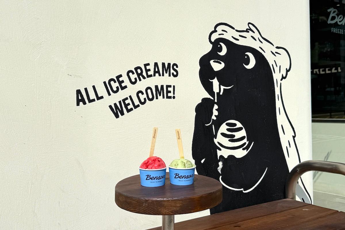 ベンソンクリーマリーソウル　ベンソンテイスティングラウンジ　韓国アイスクリーム　ソウルおすすめカフェ　韓国ソウルカフェ人気　狎鴎亭ロデオカフェ　江南カフェ　ソウル人気スポット　韓国人気スポット　韓国おすすめスポット　韓国デザート　韓国おしゃれカフェ