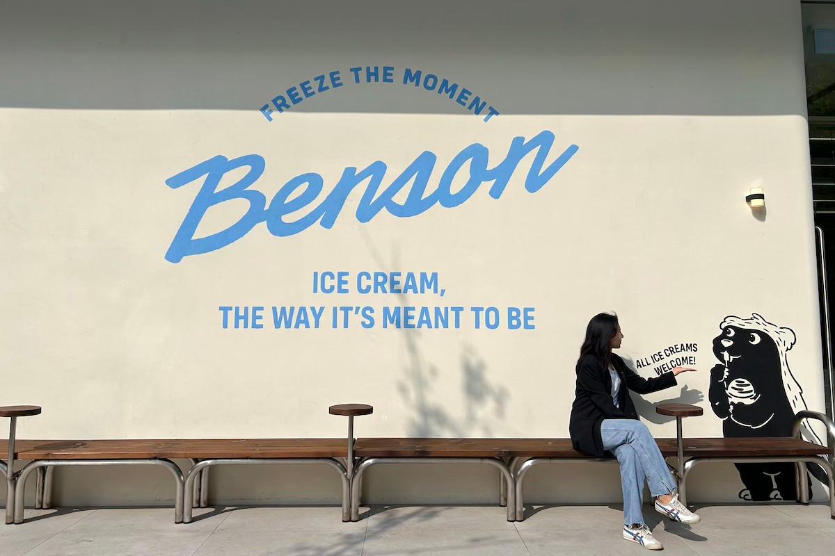 ベンソンクリーマリーソウル　ベンソンテイスティングラウンジ　韓国アイスクリーム　ソウルおすすめカフェ　韓国ソウルカフェ人気　狎鴎亭ロデオカフェ　江南カフェ　ソウル人気スポット　韓国人気スポット　韓国おすすめスポット　韓国デザート　韓国おしゃれカフェ