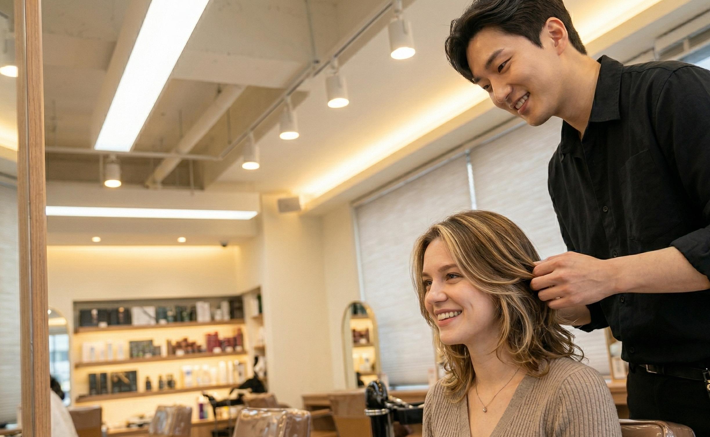 Alasan Sebenarnya Orang Asing Berbondong-bondong ke Salon Rambut Korea