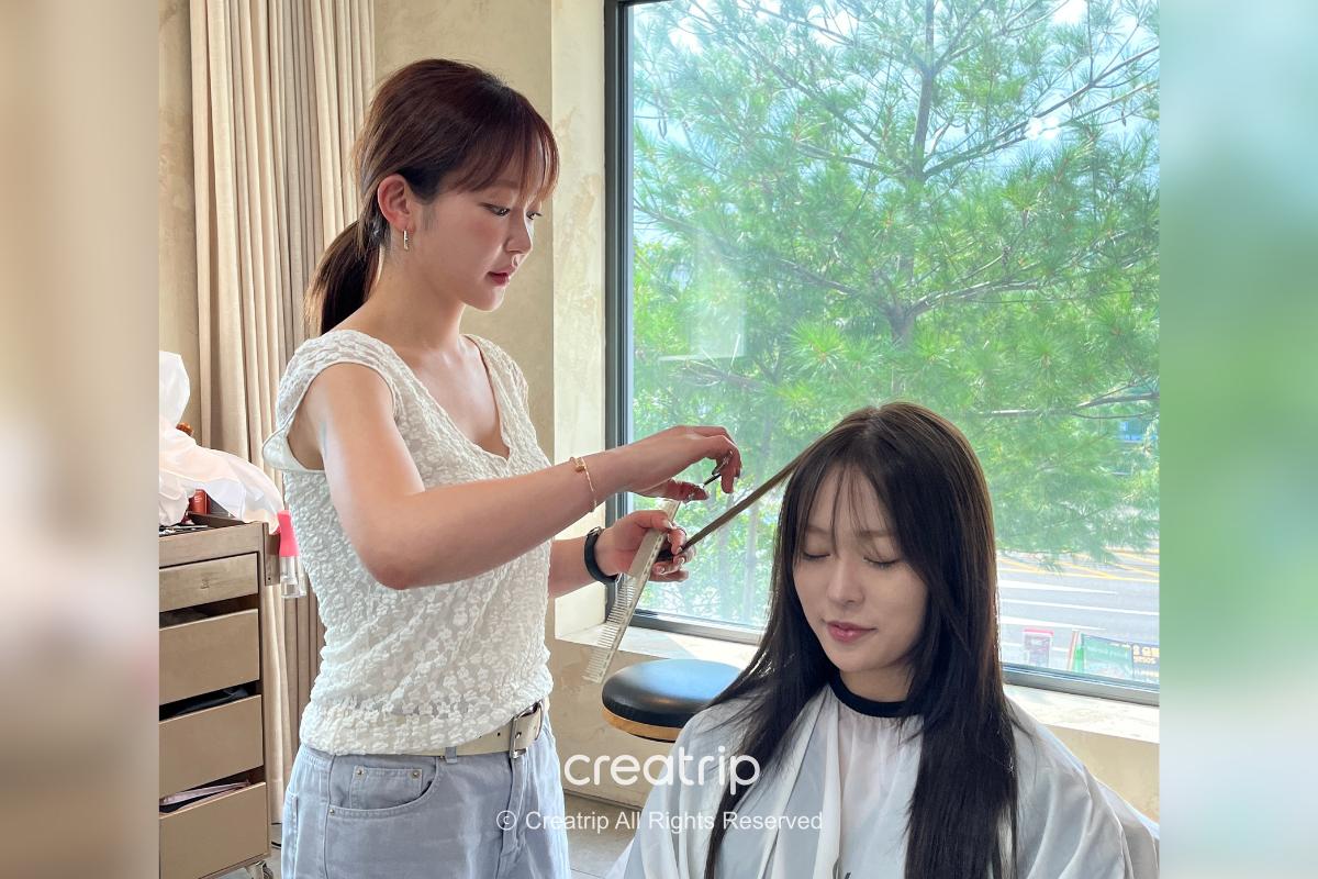 ONYAD HAIR 按五官比例修剪層次髮型過程