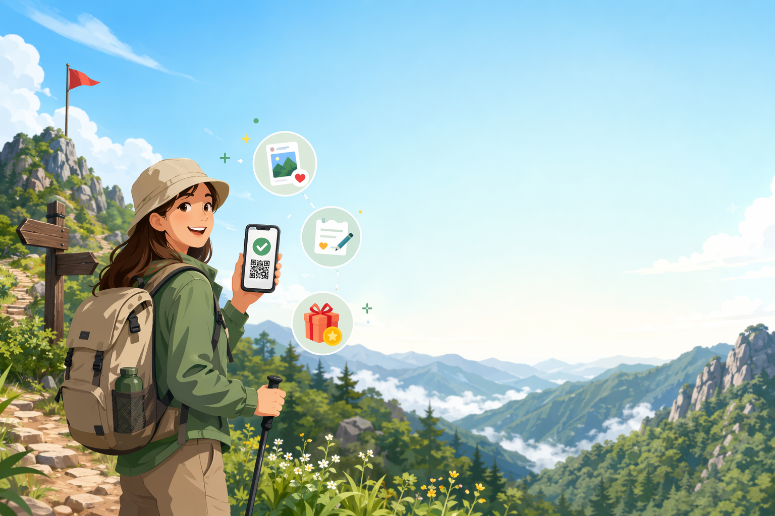 K-Trekking Challenge任務及獎賞指南,韓國國立公園到訪認證與社交平台分享活動