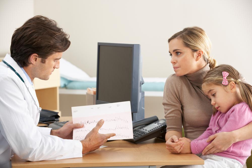 Health checkup consultation illustration