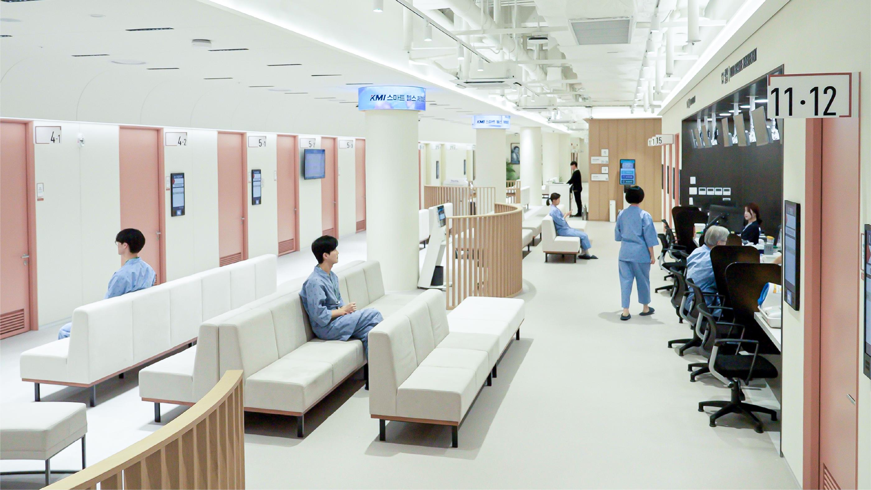 Medical screening equipment illustration