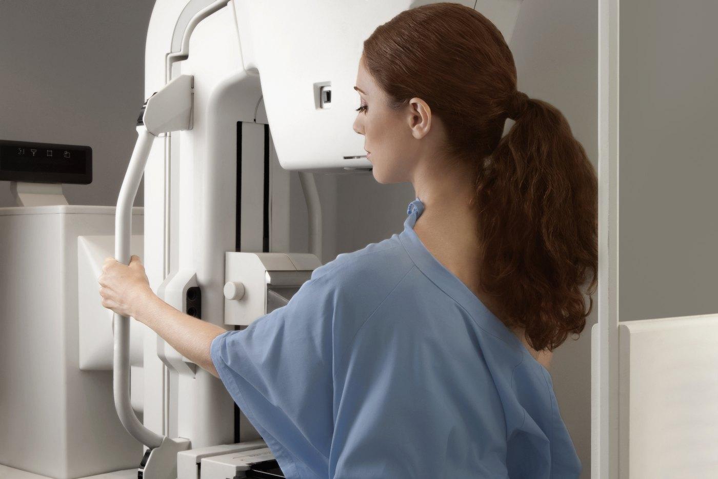 Mammogram screening illustration for women in Korea