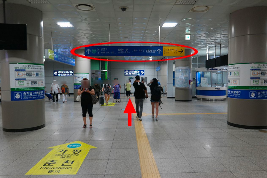 ITX‐青春、京春線、南怡島、加平、春川、上鳳駅、忘憂駅