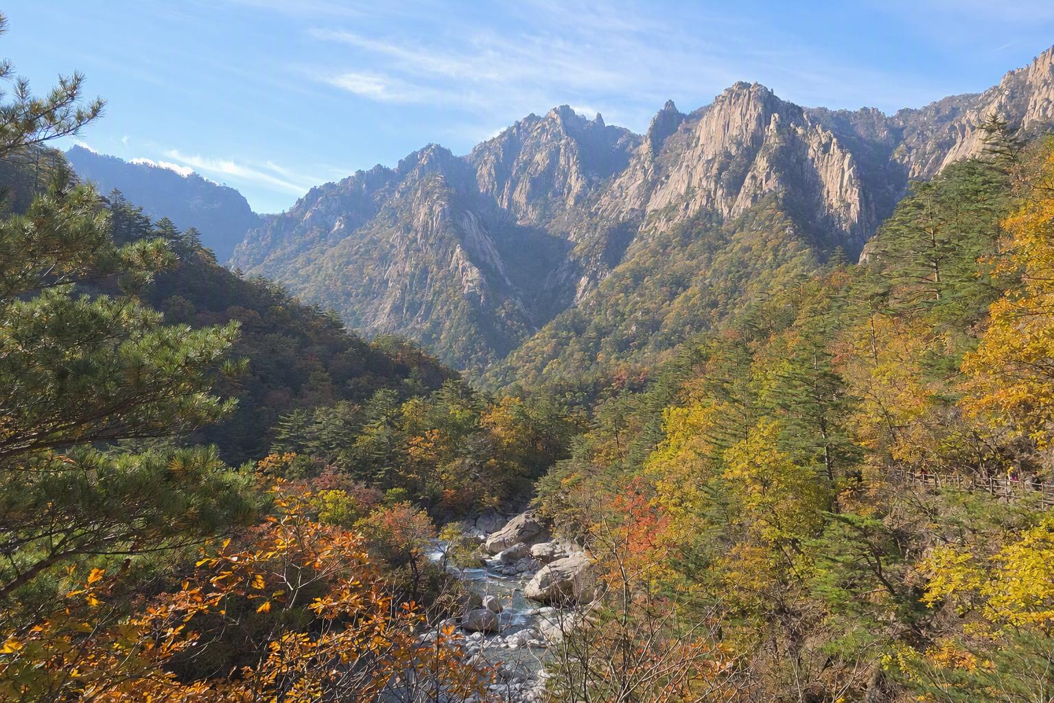 造訪韓國的Seoraksan National Park