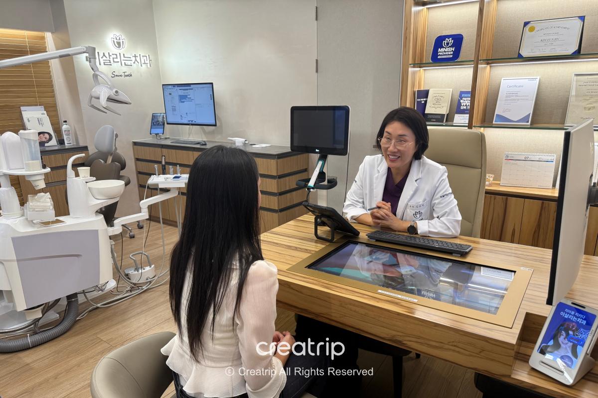 Consultation with the dentist