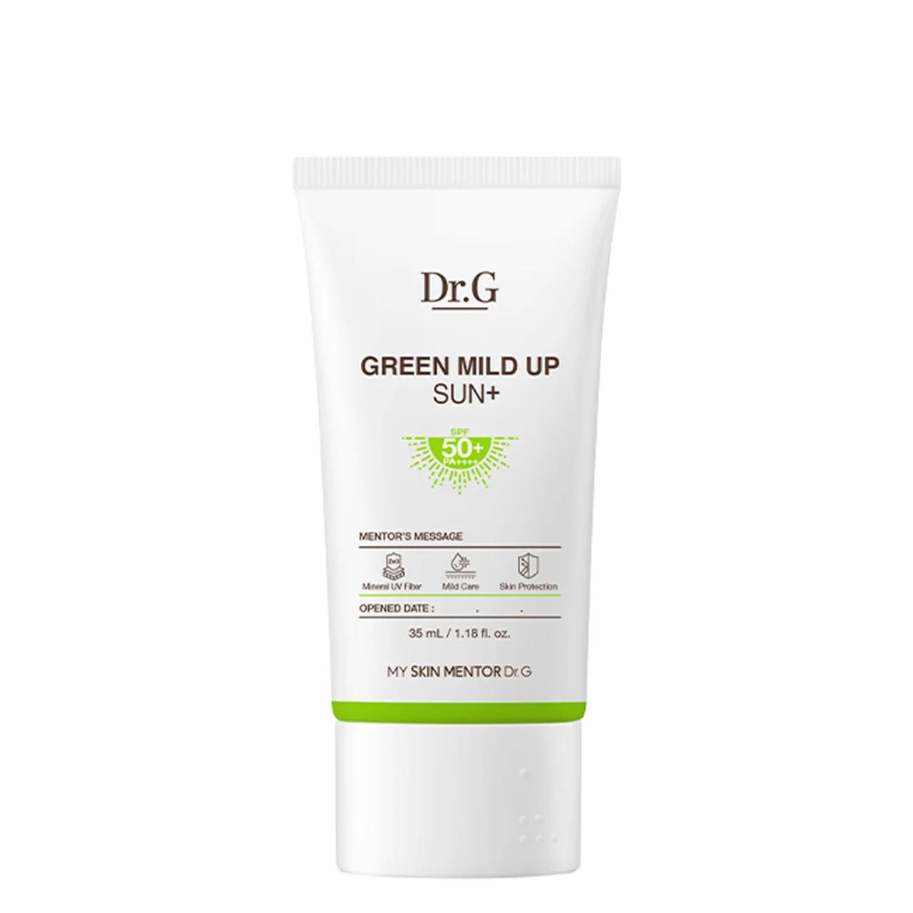 Dr.G Green Mild Up Sun Plus mineral sunscreen packaging
