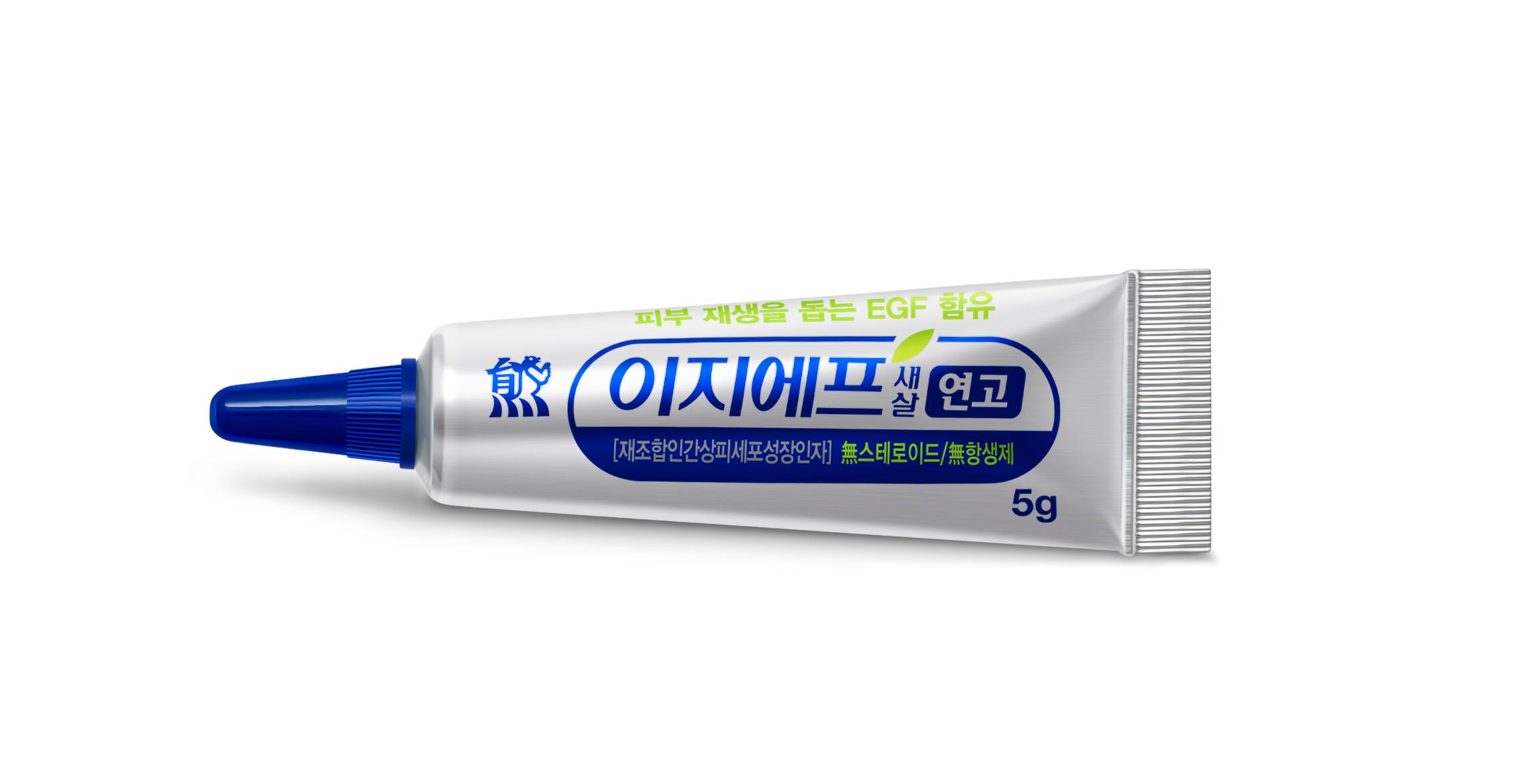 Easyef Saesal Ointment, an OTC wound-care ointment sold in Korea