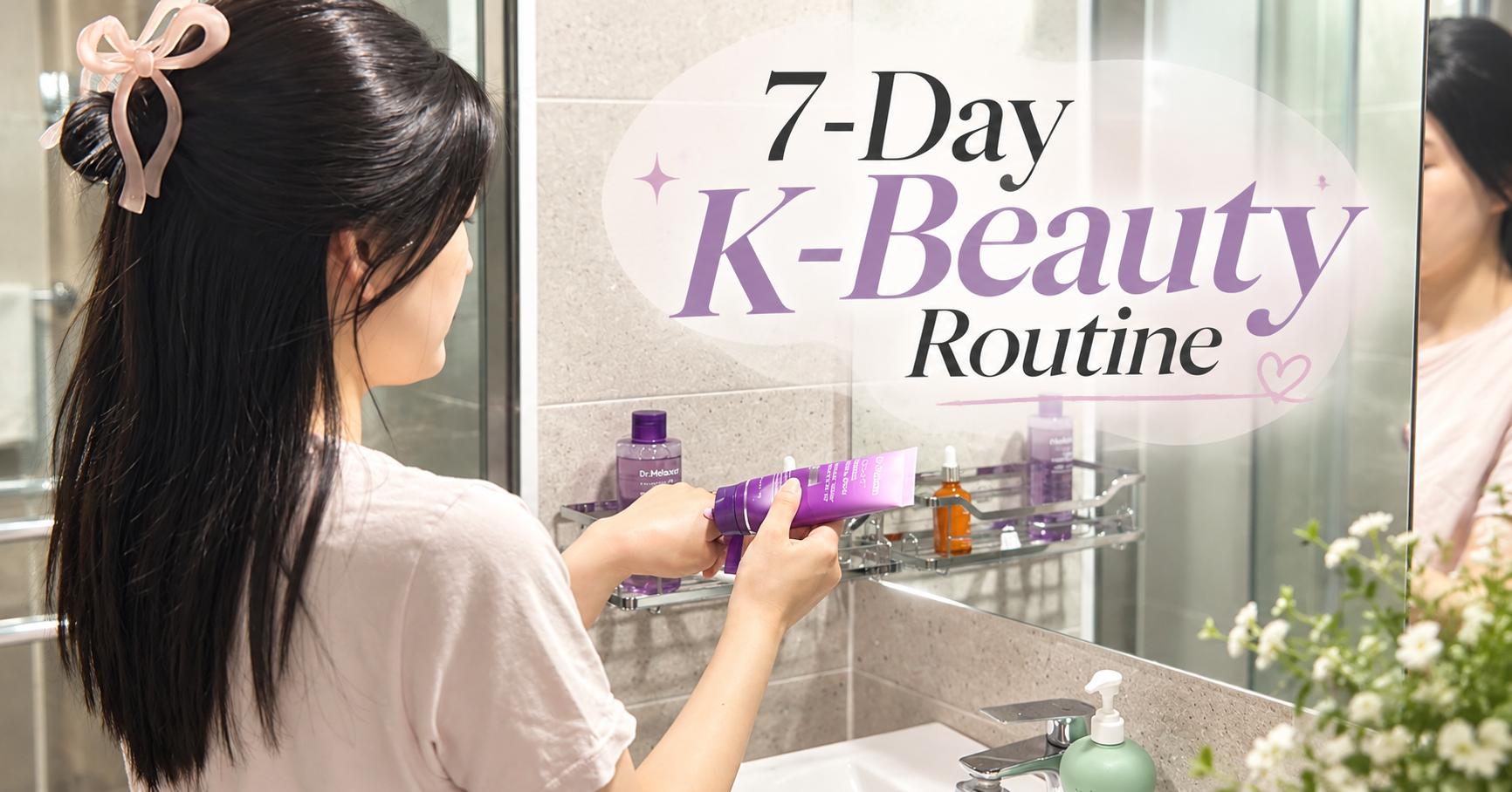 Routine di bellezza coreana di 7 giorni per persone occupate (2026)