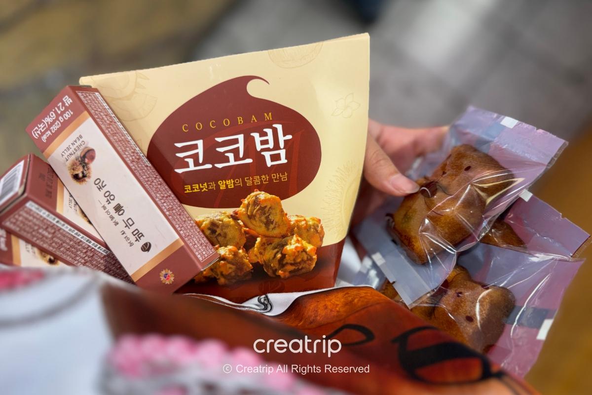 栗子羊羹與小熊造型甜點等公州伴手禮