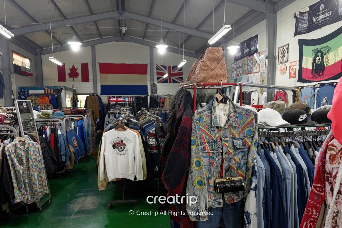 Freedy — Colorful vintage clothing inside the store