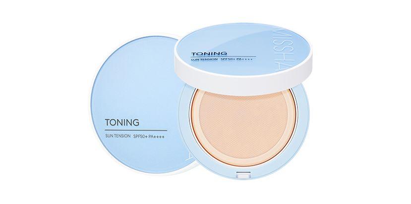 MISSHA全功能安全防護調色隔離霜 SPF50+/PA++++，保護肌膚免受陽光傷害，提供均勻膚色的完美妝效。