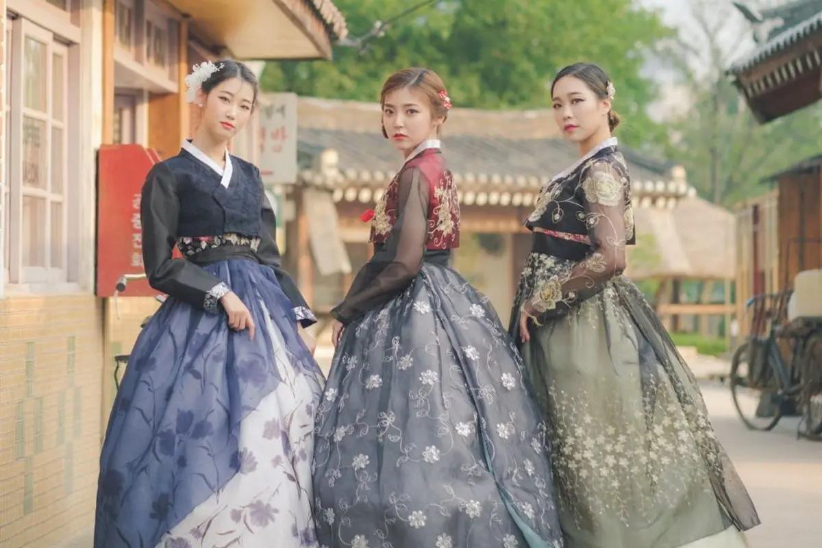 オヌルハル韓服のレンタル韓服とヘアセット空間