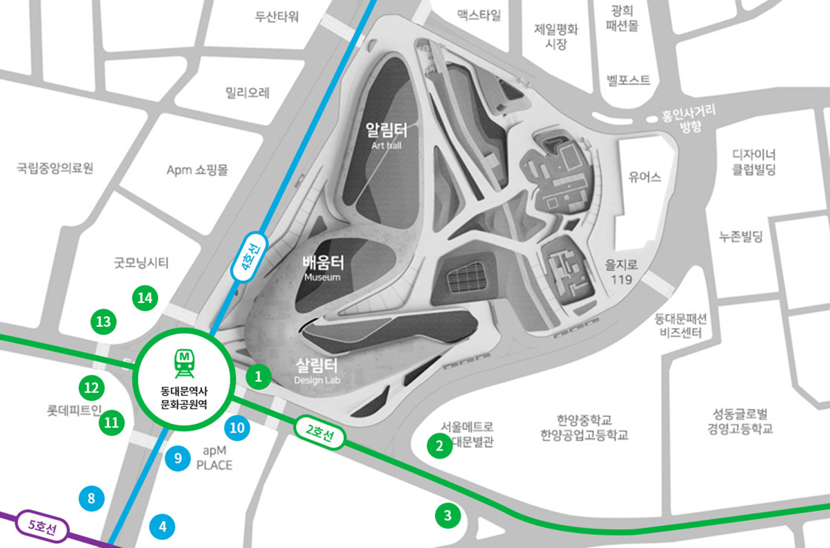 東大門、韓国、ソウル、DDP、東大門デザインプラザ