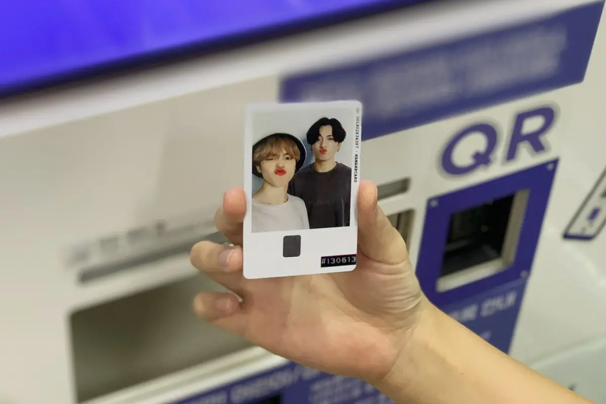 NAMANE card featuring a customizable photo option, making it a personalized souvenir for travelers in Korea.