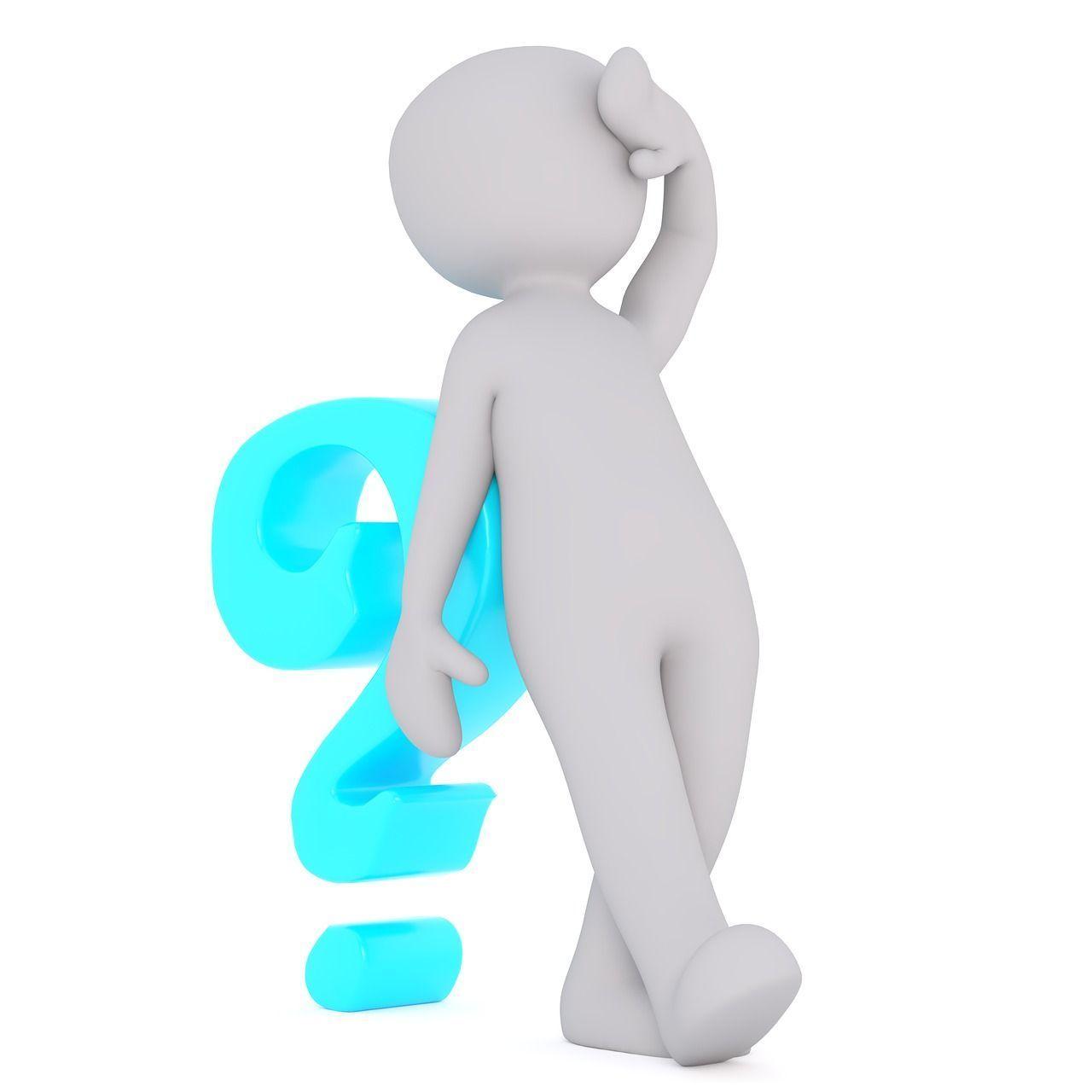 一个反向问号,表达对于社会和宗教关系的疑问。