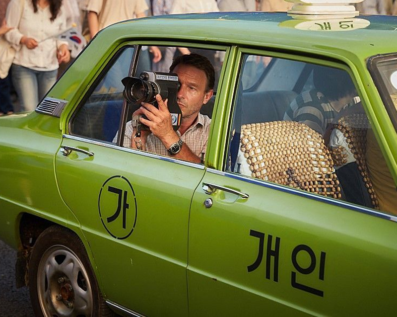 德國媒體對光州事件的報導，背景地圖強調韓國位置，標示著首爾和光州。