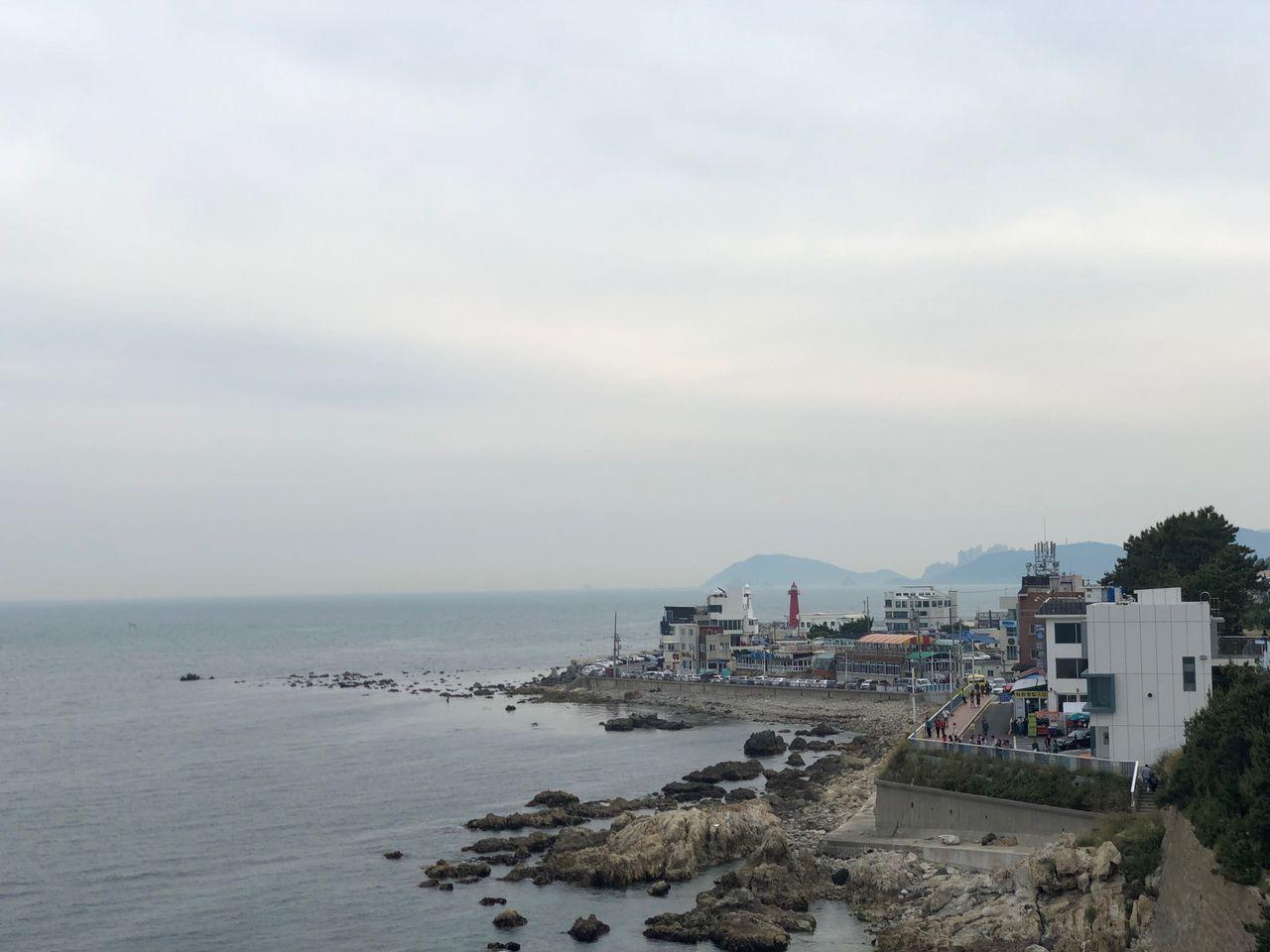 釜山青沙浦 青沙浦交通方式 雙胞胎 紅白燈塔