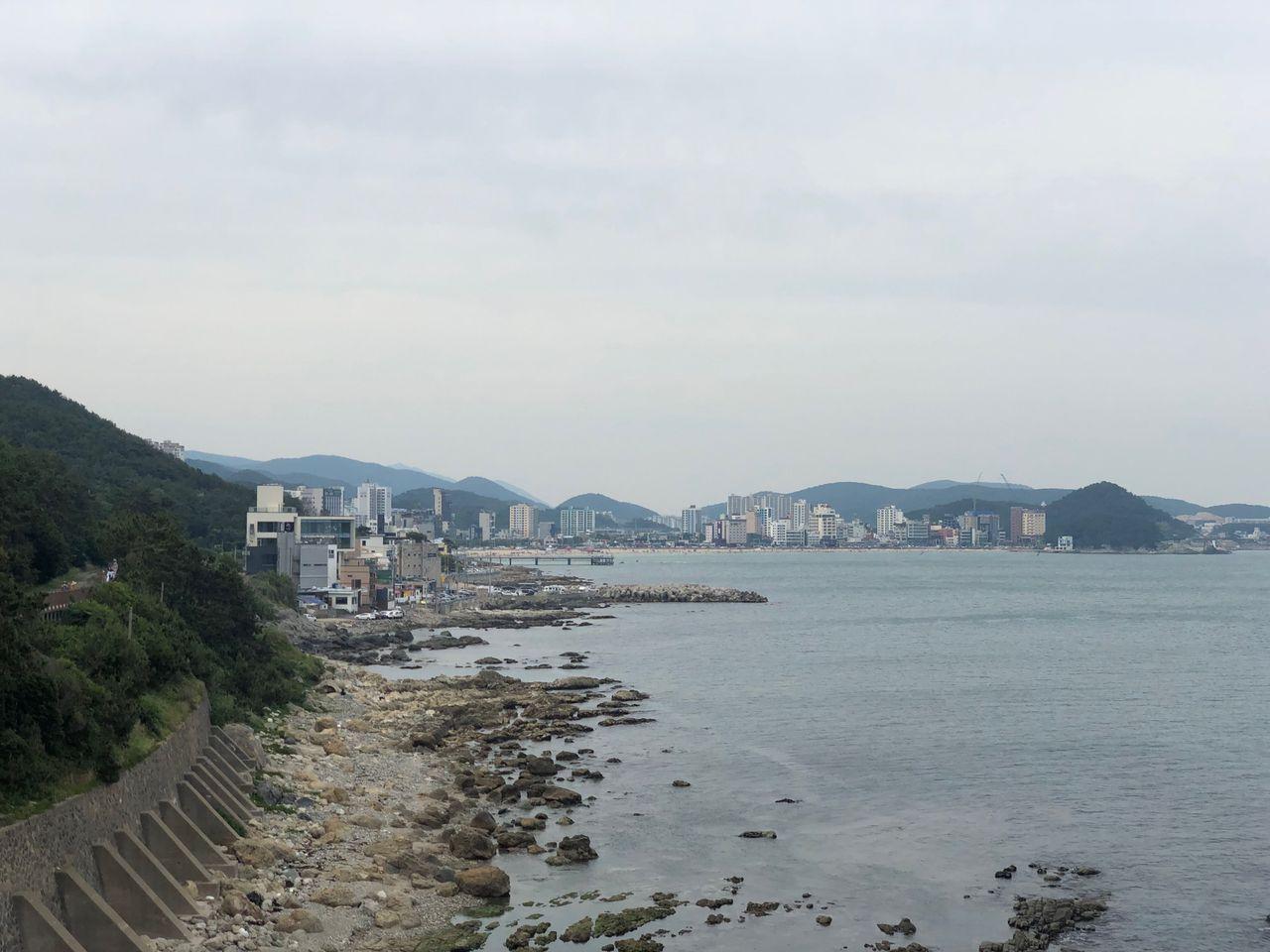 釜山青沙浦 青沙浦交通方式 雙胞胎 紅白燈塔