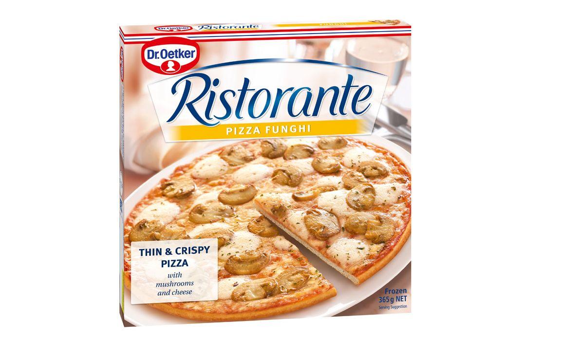 Ristorante Pizza Funghi von Dr. Oetker: Gefrorene Pilz-Pizza im Homeplus.