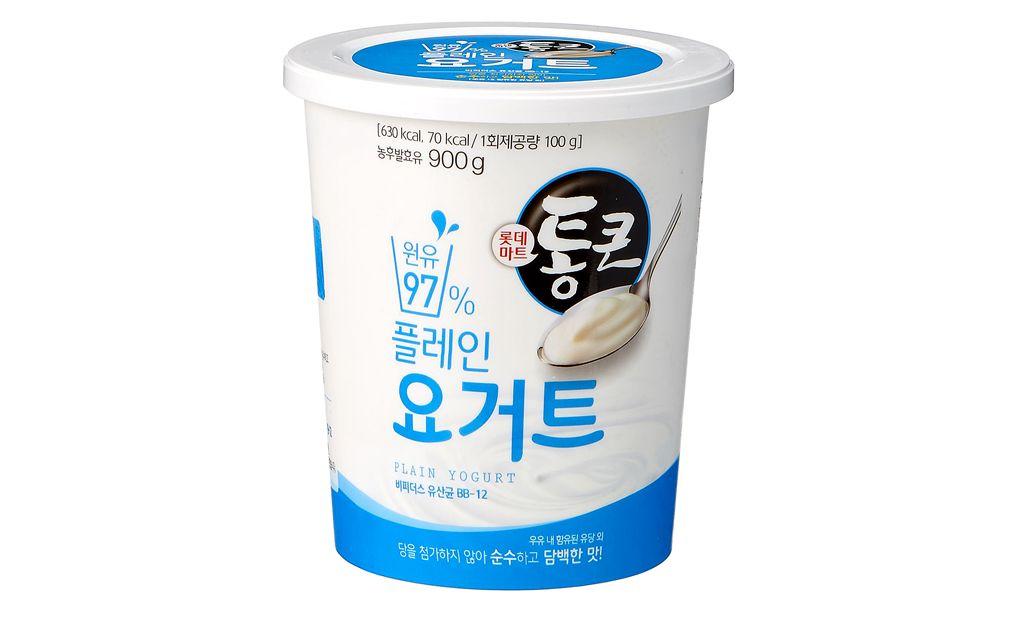 Lotte Mart Tong-Keun Joghurt: Großpackung Joghurt im Lotte Mart.