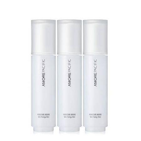 AMOREPACIFIC trio of Skin Energy Mist bottles, ideal for sustained hydration.