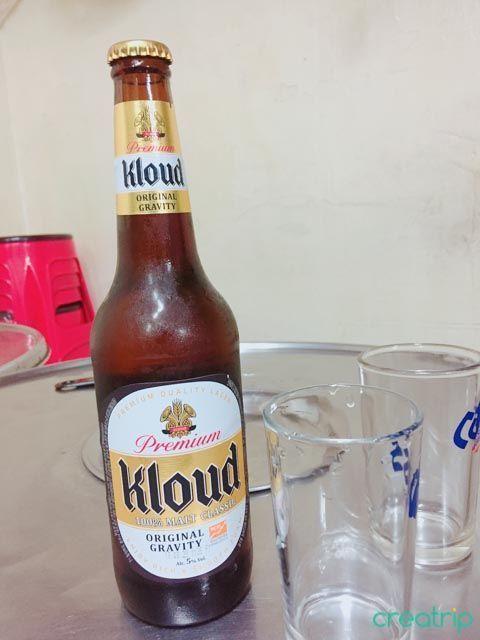 Kloud 啤酒的濃鬱口感，適合下班後的輕鬆小酌