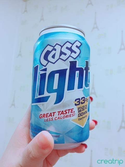CASS Light 輕量啤酒外觀，適合低卡愛好者