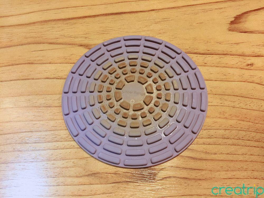 Heating grill used at Fatty Octopus restaurant in Myeongdong, where food is cooked.