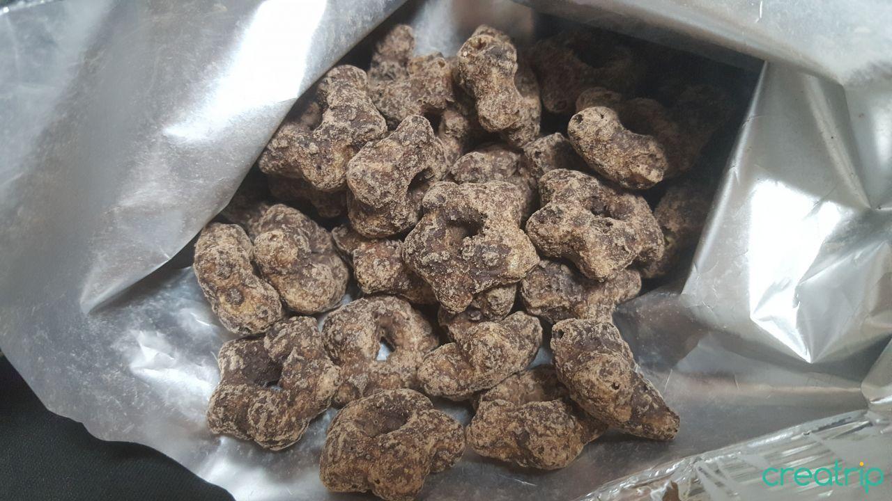 Unveiled Chocolate Milk Snack showcasing what looks similar to a well-known Taiwanese biscuit.