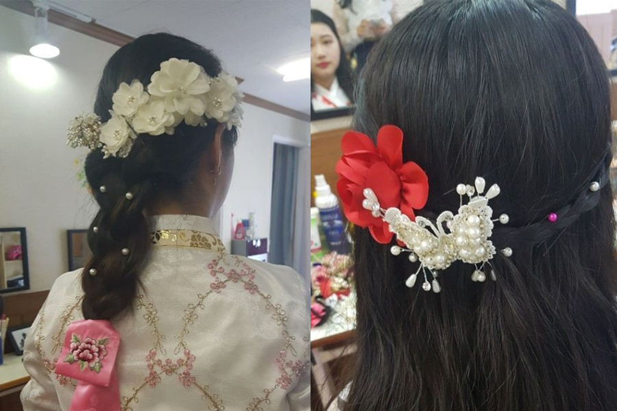 一家人在釜山哲秀與英熙店穿著復古校服，展現出令人懷舊及親切的獨特感受，是旅遊必訪的圖像記憶。