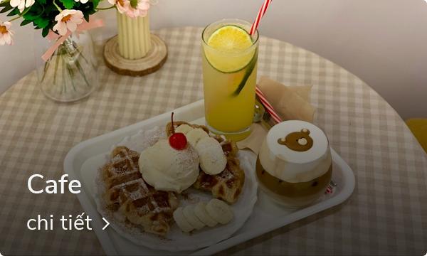 Quán cà phê độc đáo tại Yeonnamdong, Seoul với bánh và đồ uống được trang trí cầu kỳ.