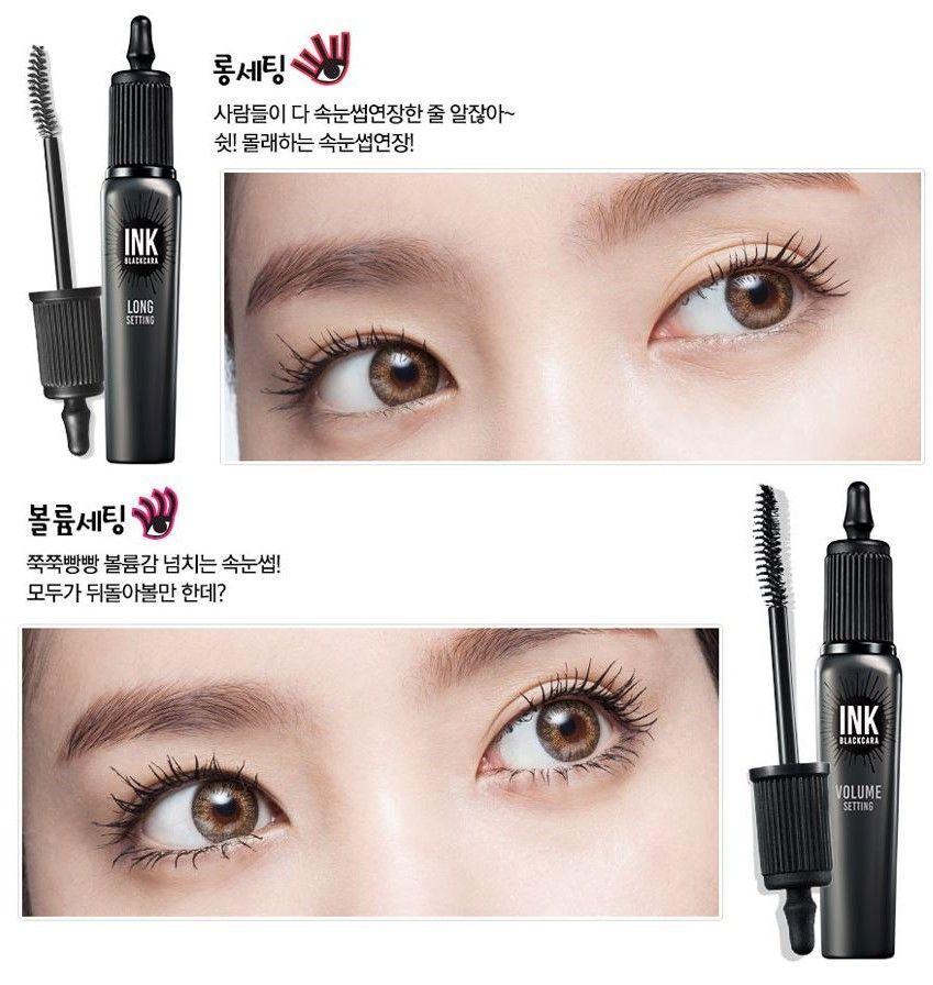 Peripera Ink Blackcara睫毛膏,适合希望持久纤长效果的用户。