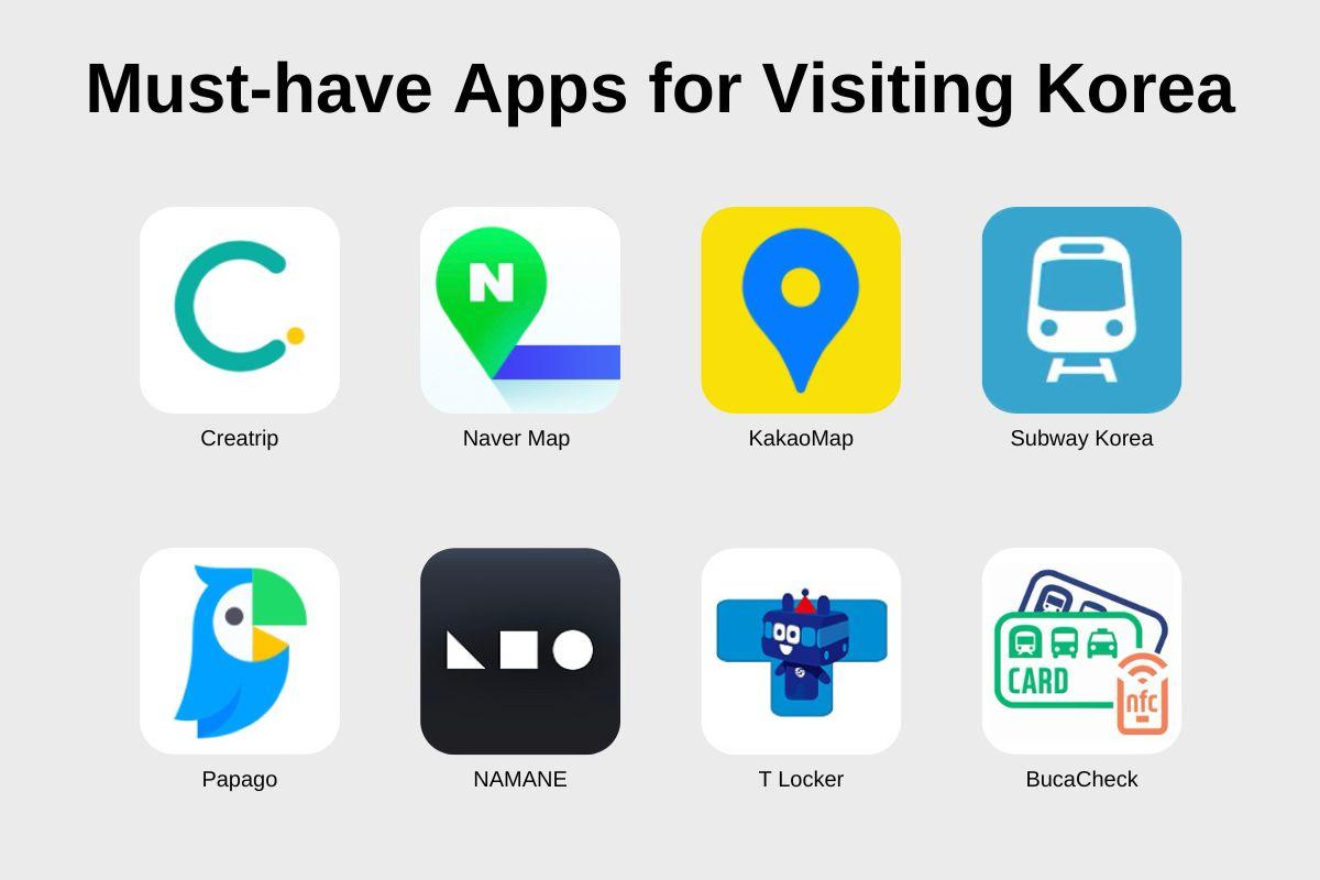 south korea travel apps