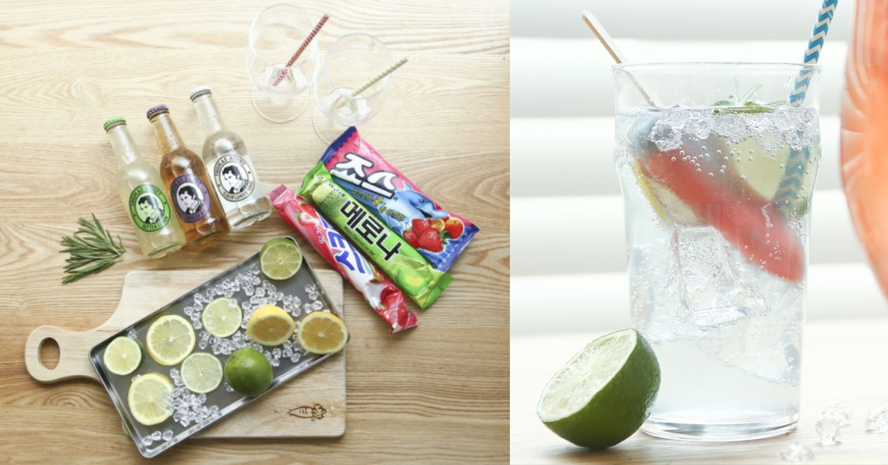 多款韓國創意雞尾酒的展示，突顯韓國創新的飲品文化，通過韓食展現韓國餐飲的獨特性。