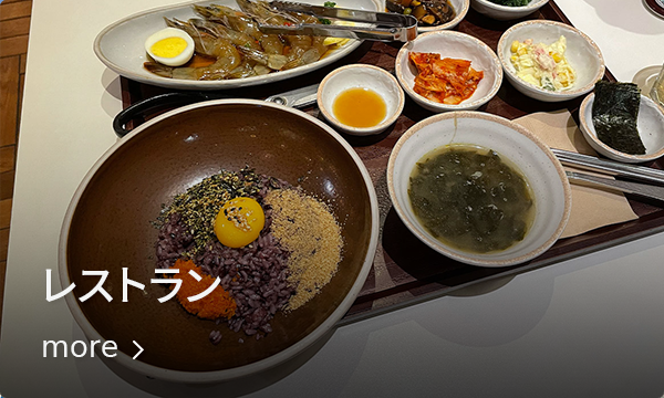 韓国、ソウル、三成洞エリアを紹介する調理された韓国料理のプレート