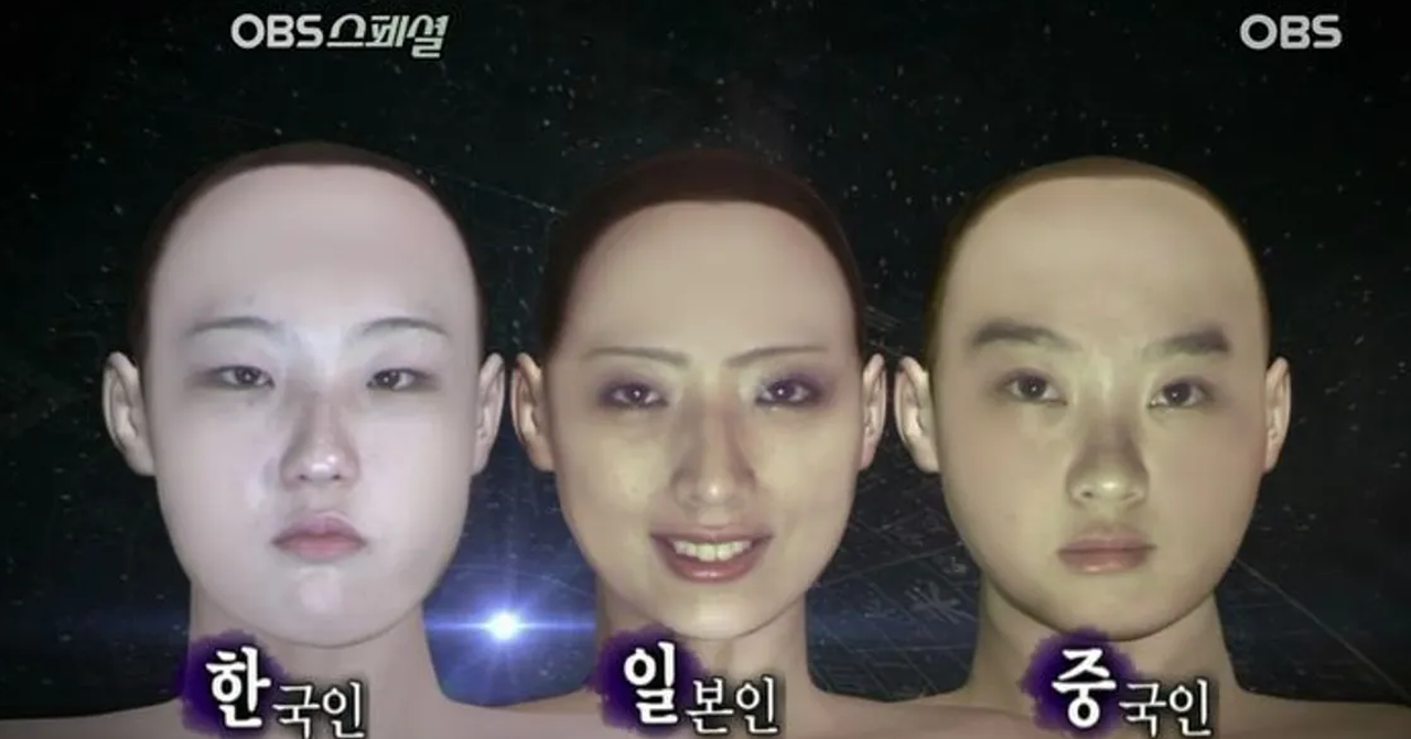 Artistic depiction of ancestral lineage, exploring historical roots and identity in Korean society.